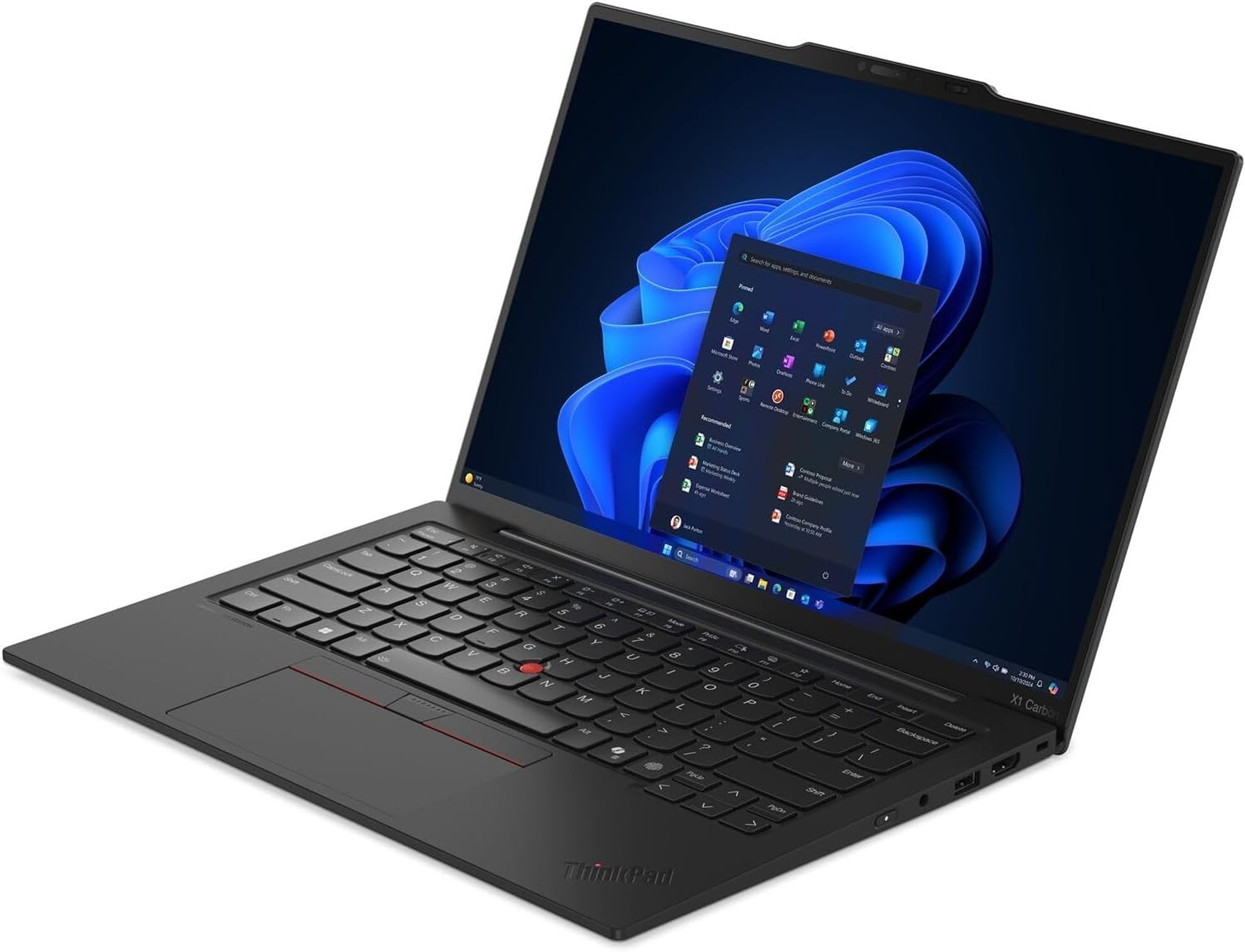 Lenovo ThinkPad X1 Carbon 1st Gen, 14-Inch Laptop, with Intel Core Ultra 5 Series 2, 256 GB SSD (Solid State Drive), Windows 11 Pro