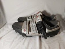 NOS SixSixOne Expert Black/Silv Cycling Shoes Size 40, Great Beginner Shoes