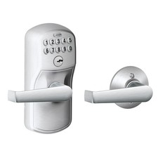 Schlage Plymouth Keypad Lock with Lever Handle Electronic