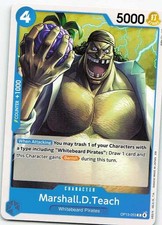 Marshall.D.Teach OP13-053 Primal Dawn Common NM One Piece TCG
