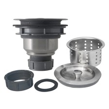 Sink Strainer Kitchen Drain Assembly Kit 3-1/2 Inch With Kitchen Sink Drain New