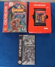Castlevania: Bloodlines (Sega Genesis, 1994) Box, Game, & Manual