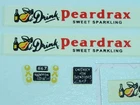 One set of 4 waterslide decals for Matchbox Lesney 56a AEC London Trolley Bus