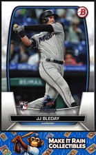 JJ Bleday 2023 Bowman #33 Miami Marlins Rookie RC