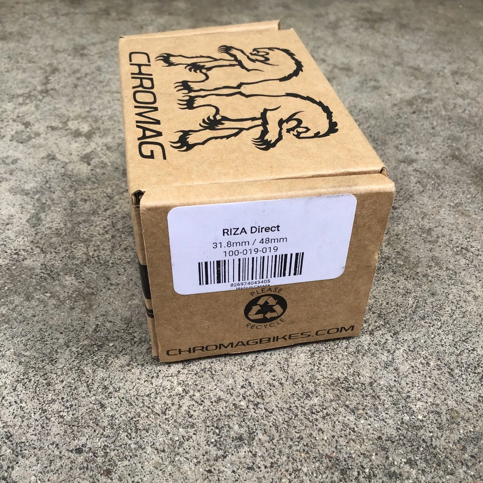 Chromag Riza Direct Mount 31.8mm Clamp Diameter 48mm Length Black 100-019-019 - Image 2 of 4