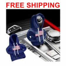 American Flag Car Gear Shift Hoodie, Mini Sweater Vehicle Shift Knob Blue