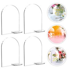 20 Pcs Acrylic Blank Number Signs for Wedding Table Seating Festival Decor