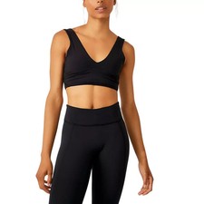 Women's FP Movement Never Better Crop Cami Sports Bra Black MSRP 58