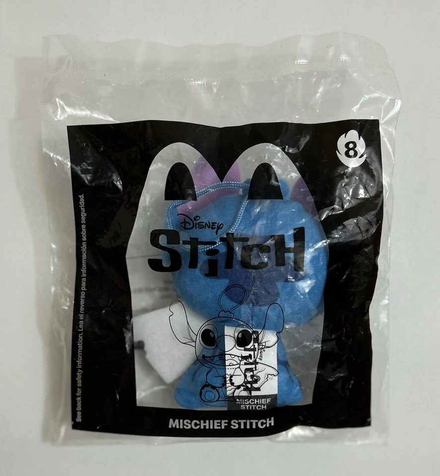 Lilo And Stitch Disney 2022 McDonalds Happy Meal  Toys Mischief Stitch - Image 2 of 2