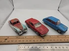 Vintage Dinky 1/43 Lot Of 3 Cars Jaguar Triumph Renault See Pics