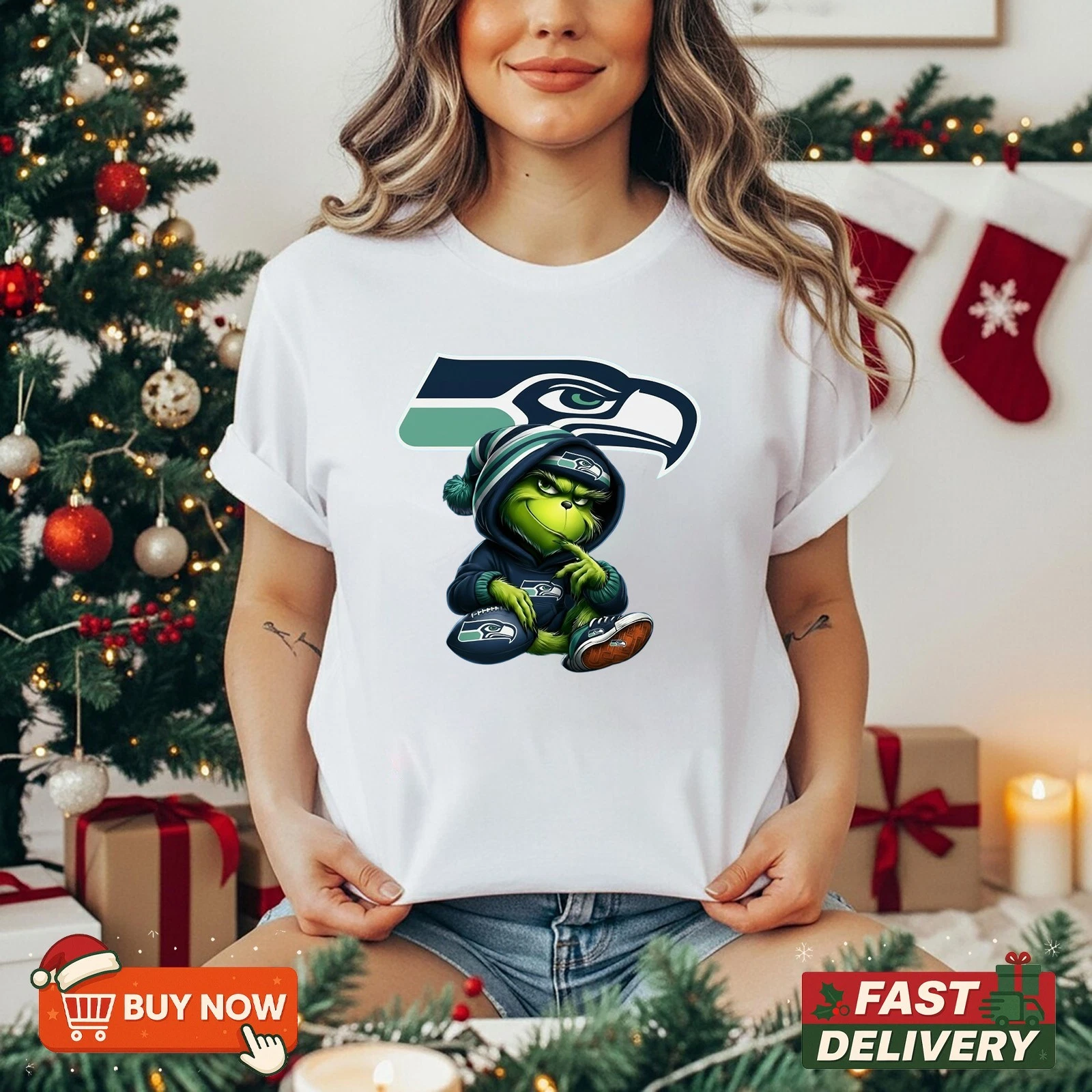 Seahawks funny character Football TShirt