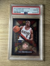 2013 PANINI INNOVATION RC STAINED GLASS #24 C.J. MCCOLLUM PSA 10