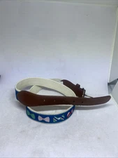 MSC BOWTIE TEAL BELT