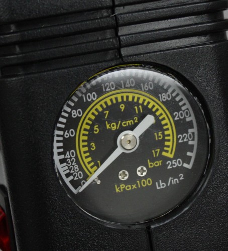 12V 250PSI Portable Car Air Compressor Pump Tire Inflator Emergency Spot Light - 第 6/6 張圖片