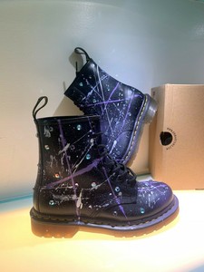 dr martens blu vernice