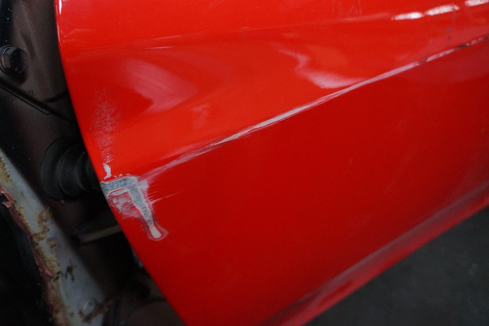 Front Left Driver Door Shell Rosso Corsa 65906511 Ferrari 360 Modena 2000 *Note*
