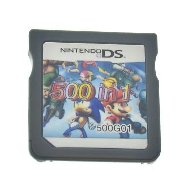 500 jeux en 1 cartouche de jeu Multicart NDSi 3DS 2DS XL pour Nintendo DS NDS