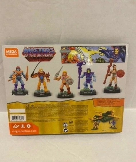 New Mega Construx Masters of the Universe Heroes set of 5 Figures - Image 2 of 2