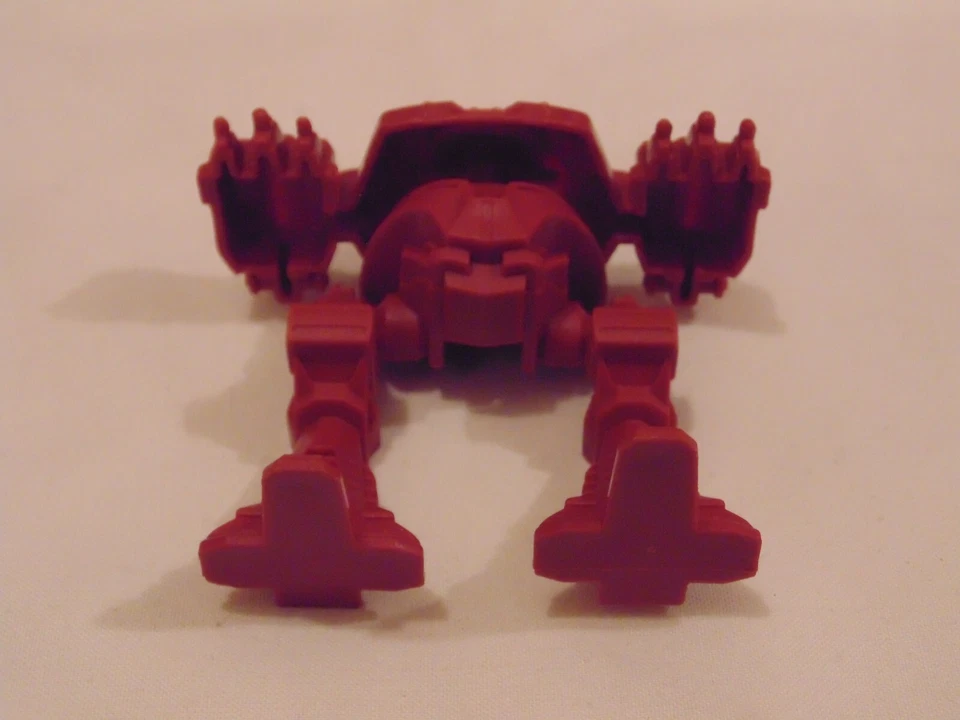 W.A.W Crimson Guard Battle Mech – 6.5cm Red Plastic Simple Design – Used Rare - Image 4 of 4