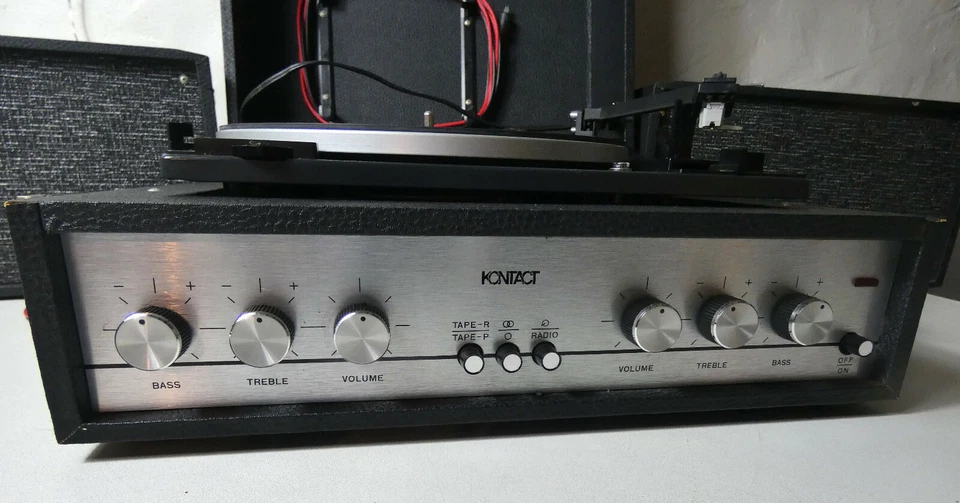 Electrophone Kontact sur pied platine DUAL 1210 vintage - Photo 3/4