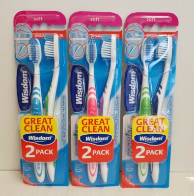 Wisdom Soft Zahnbürsten 2er Pack