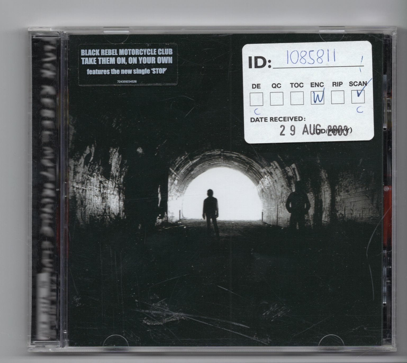 (JF833) Black Rebel Motorcycle Club, Take Them On On Your Own - 2003 CD