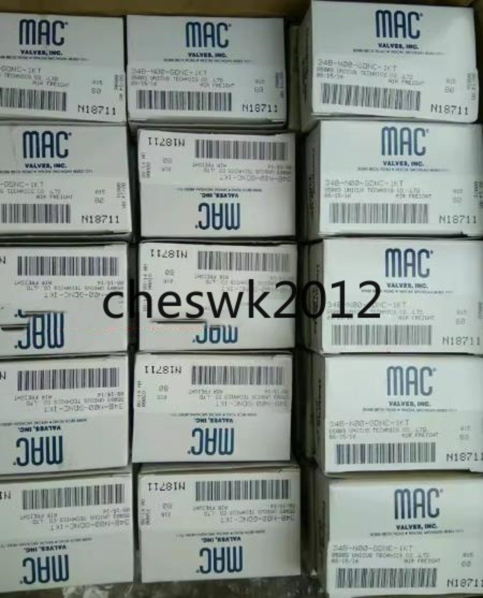 1PCS Brand new original MAC solenoid valve 34B-NOO-GDNC-1KT | eBay