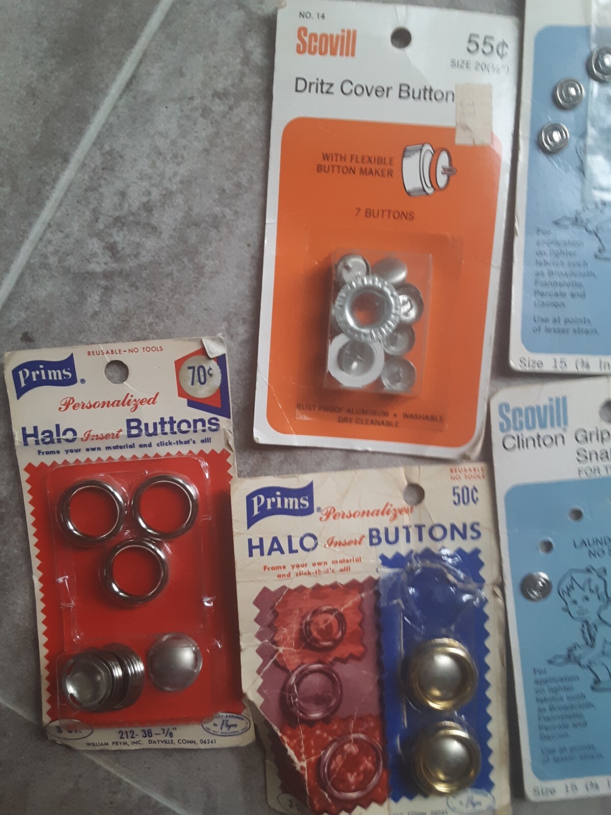 Vintage Sewing Notions Snaps eBay