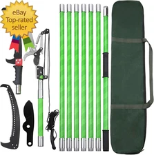 27 Feet Tree Pole Pruner Manual Branches Trimmer Tree Branch Garden Tools Lopper