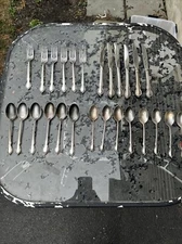 WM Rogers 1847 IS  MFG 1940 Reflection  Flatware  Lot 26 Pieces Fork Spoon Knife
