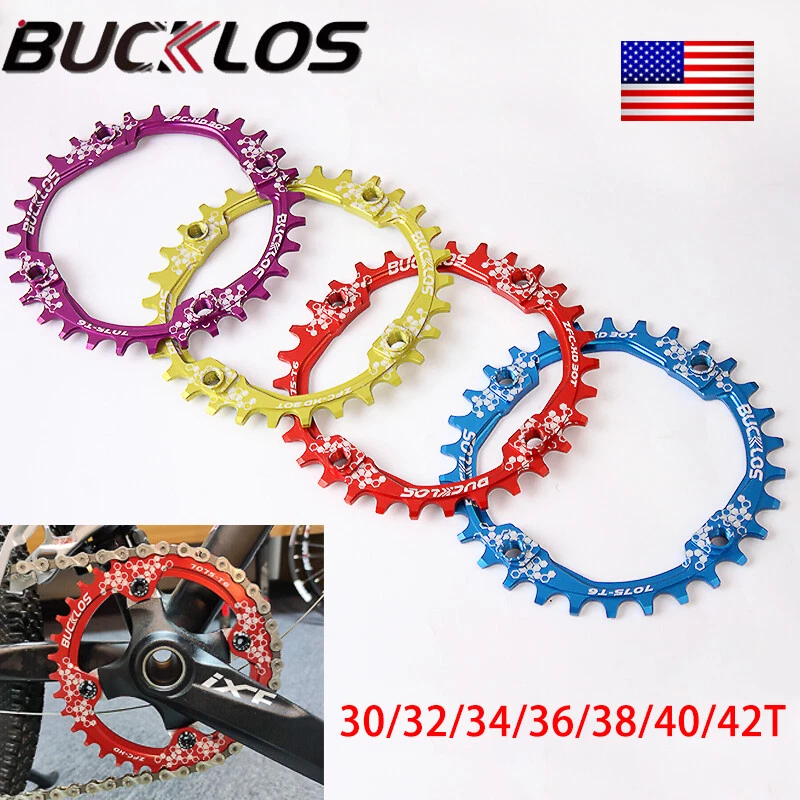 104BCD Bike Chain Ring Narrow Wide Round Oval 30 42T MTB Chainrings Fit Shimano
