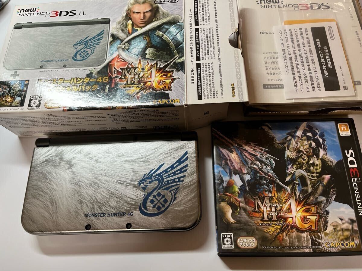 New Nintendo 3DS XL LL Monster Hunter 4G Special Box