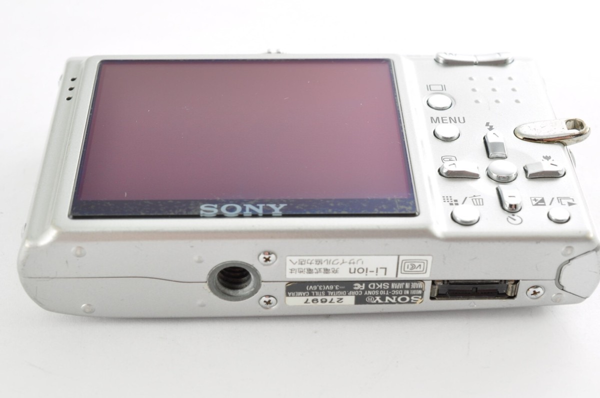 SONY　Cyber-shot　DSC-T-10 Sony Digital Camera DSC-T10 Cyber Shot Silver 3.0x 7.2 MP