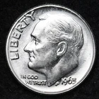 1963 Roosevelt Silver Dime AU/UNC or BETTER - Complete Your Album!