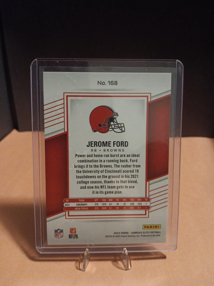 Jerome Ford Elite Rookie /49 - Image 2 of 3