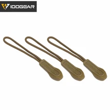 IDOGEAR Tactical Hook Handle Zipper Handle 3PCS Zipper Pull Drawstring Gear Camo