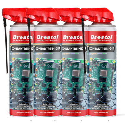 (24,94 /L) 4x 400 ml KONTAKTREINIGER für Raspberry-Pi Elektronik Mainboard
