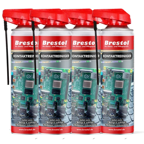 (24,94€/L) 4x 400 ml KONTAKTREINIGER für Raspberry-Pi Elektronik Mainboard