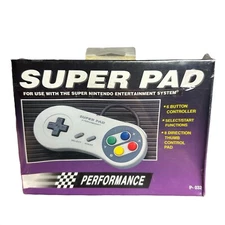 Super Nintendo SNES Super Pad Controller by Performance P-032 SEALED 6 Button