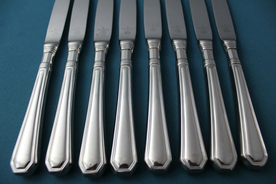 8 Cuchillos de Cena Huecos Pfaltzgraff PROVIDENCE BRILLANTE Inoxidable 8 7/8" Foto 2 de 4