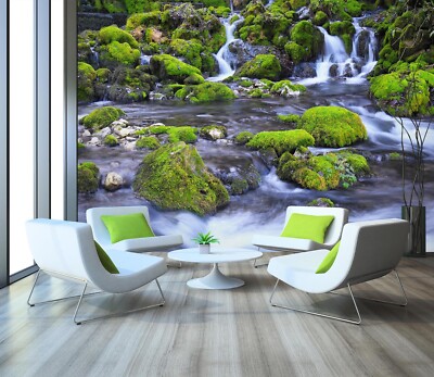 3D Nature Water Art K2233 Wallpaper Mural Self-adhesive Removable Sticker Luna