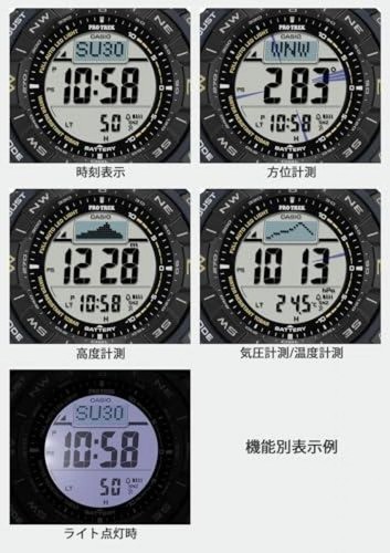 Nuevo reloj solar digital para hombres CASIO PRO TREK PRG-340SC-2JF brújula escaladora exterior - Imagen 4 de 4