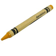 Dandelion Crayola Crayon Retired Unused Binney  Smith New York Rare 1990 Bold