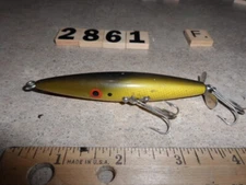 U2861 F  VINTAGE UNKNOWN SURFACE TORPEDO FISHING LURE