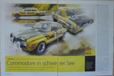 Opel Commodore GS/E Steinmetz in 1:18 von Minichamps..ein Modellbericht #1501f