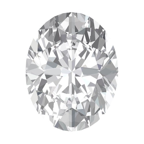 1 to 3 ct Oval Cut VVS1 Synthetic Clear White sapphire April Birthstone - Picture 3 of 17