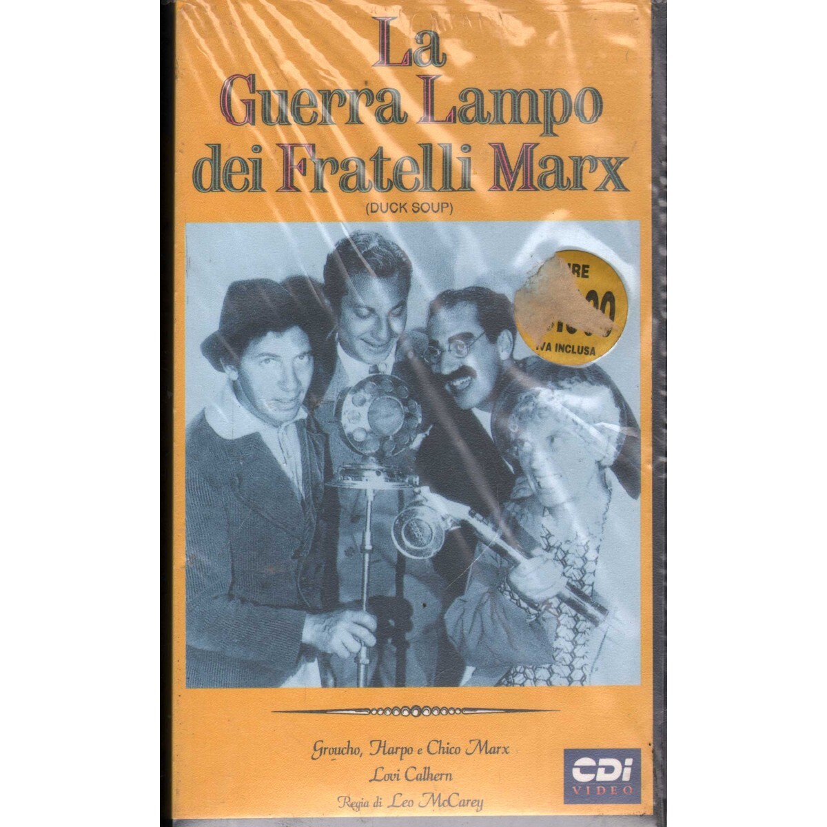 War of the Marx Brothers VHS Leo McCarey Univideo - CM84222 Sealed