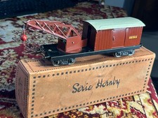 Hornby O Gauge Wagon de Secours avec Grue VG/NM in VG Box all original French