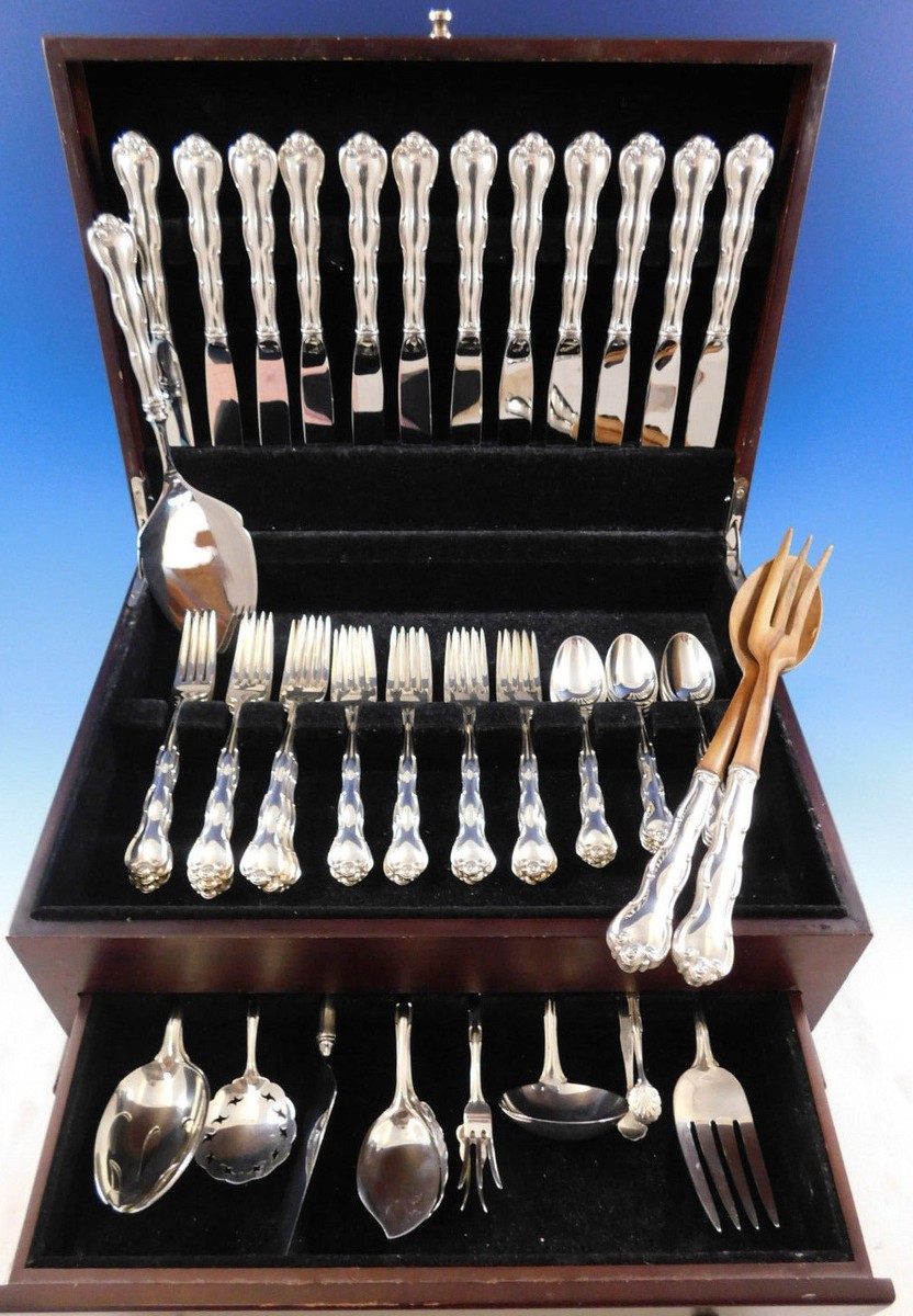 Rondo by Gorham Sterling Silver Flatware Set 12 Service 62 pieces