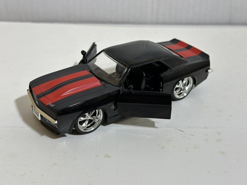 JADA BTM 1969 CHEVY CAMARO BLACK 1:32 DIECAST KMC 5.5" PULL BACK NEW NO BOX - Picture 3 of 12
